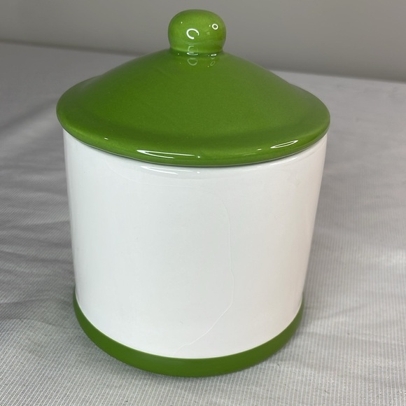 Home For The Holidays Red Cardinal Canister With Lid White Green Christmas Candy - Picture 7 of 9